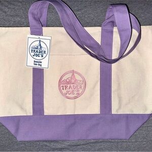 Trader Joe’s Large Purple TOTE - NWT*